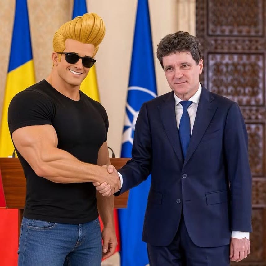 Nicușor Dan dă mâna cu Johnny Bravo