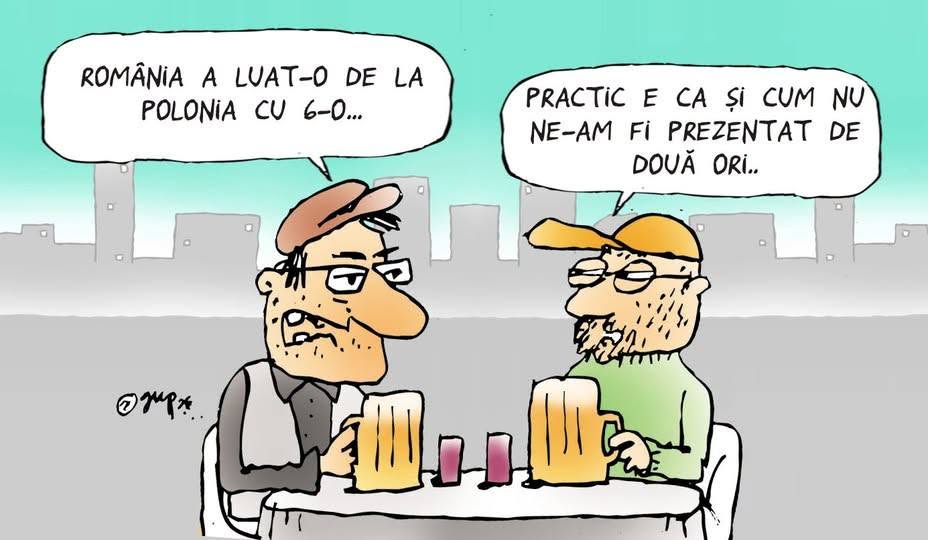 România a luat-o de la Polonia cu 6-0