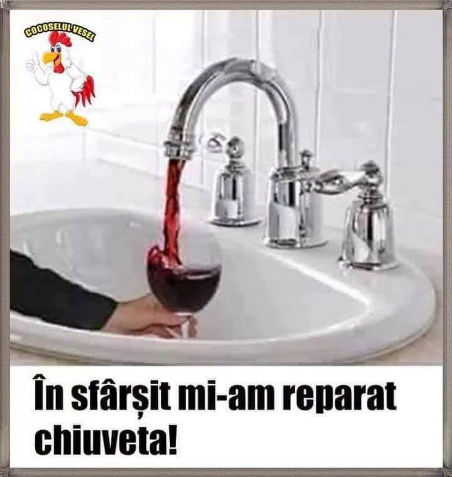 În sfârșit mi-am reparat chiuveta