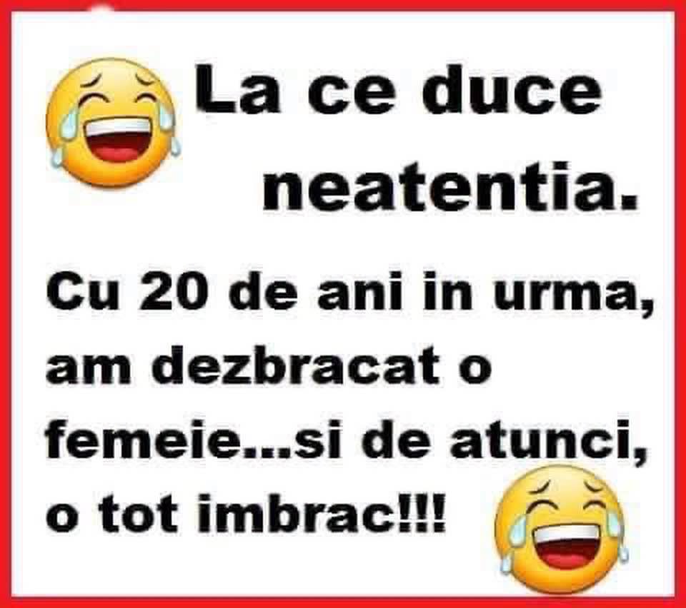 La ce duce neatenția