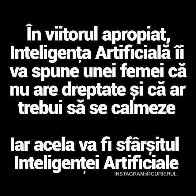 În viitor, AI-ul îi va spune unei femei că nu are dreptate