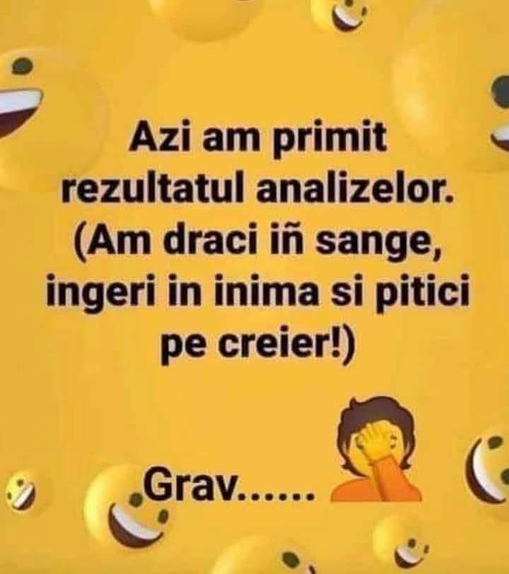 Am primit rezultatul analizelor: draci în sânge