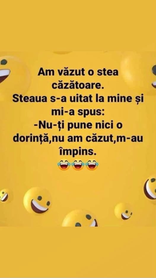 Am văzut o stea căzătoare și mi-am pus o dorință