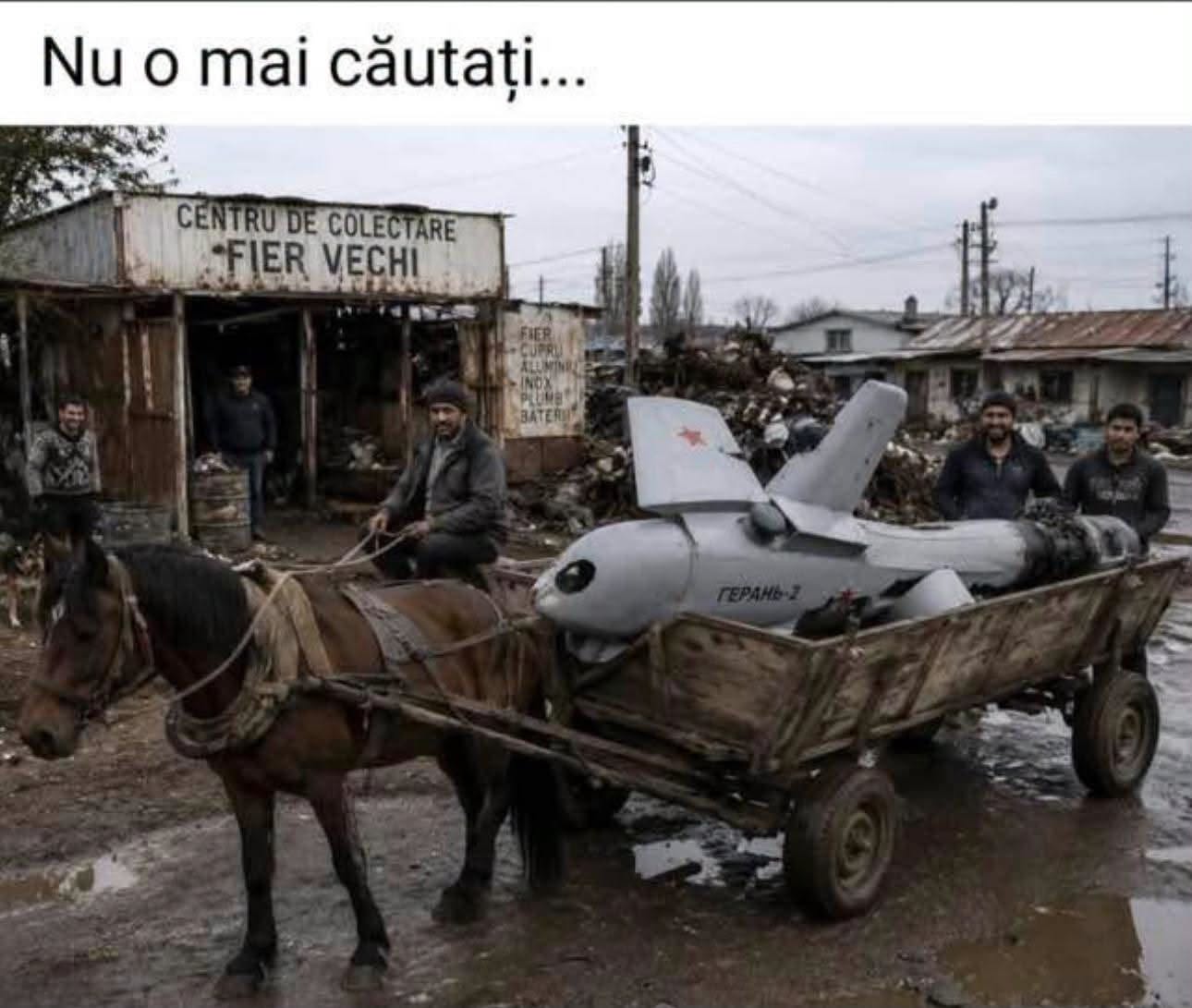 Nu o mai căutați... a găsit-o nea Ion cu căruța