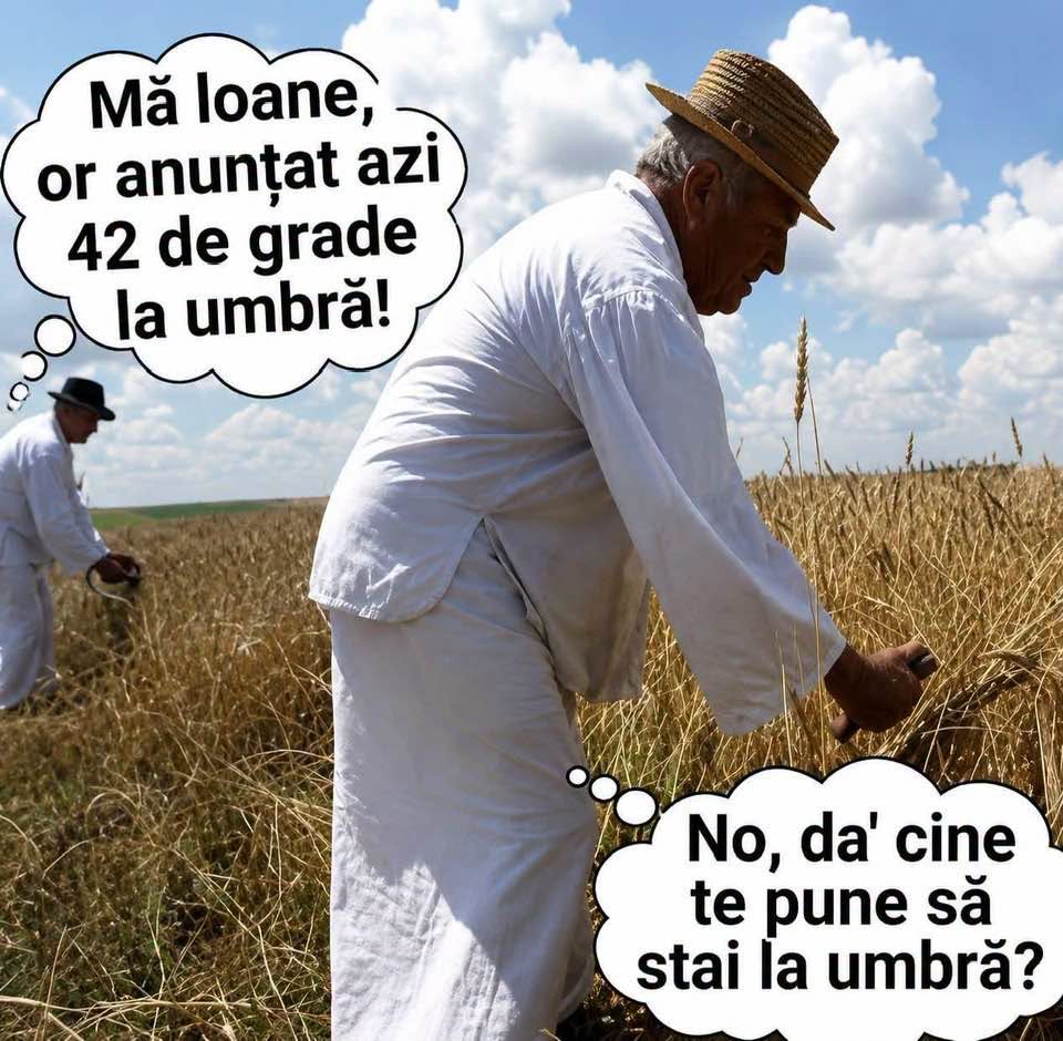Mă Ioane, or anunțat 42 de grade la umbră!