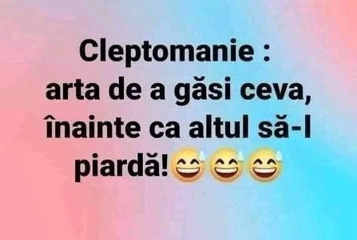 Cleptomanie: arta de a găsi ceva înainte să-l piardă altul
