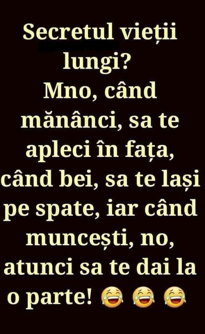 Secretul vieții lungi