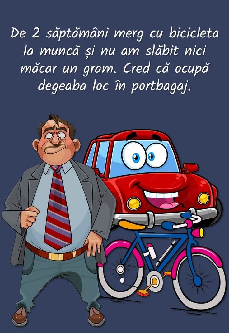De 2 săptămâni merg cu bicicleta la muncă și n-am slăbit deloc