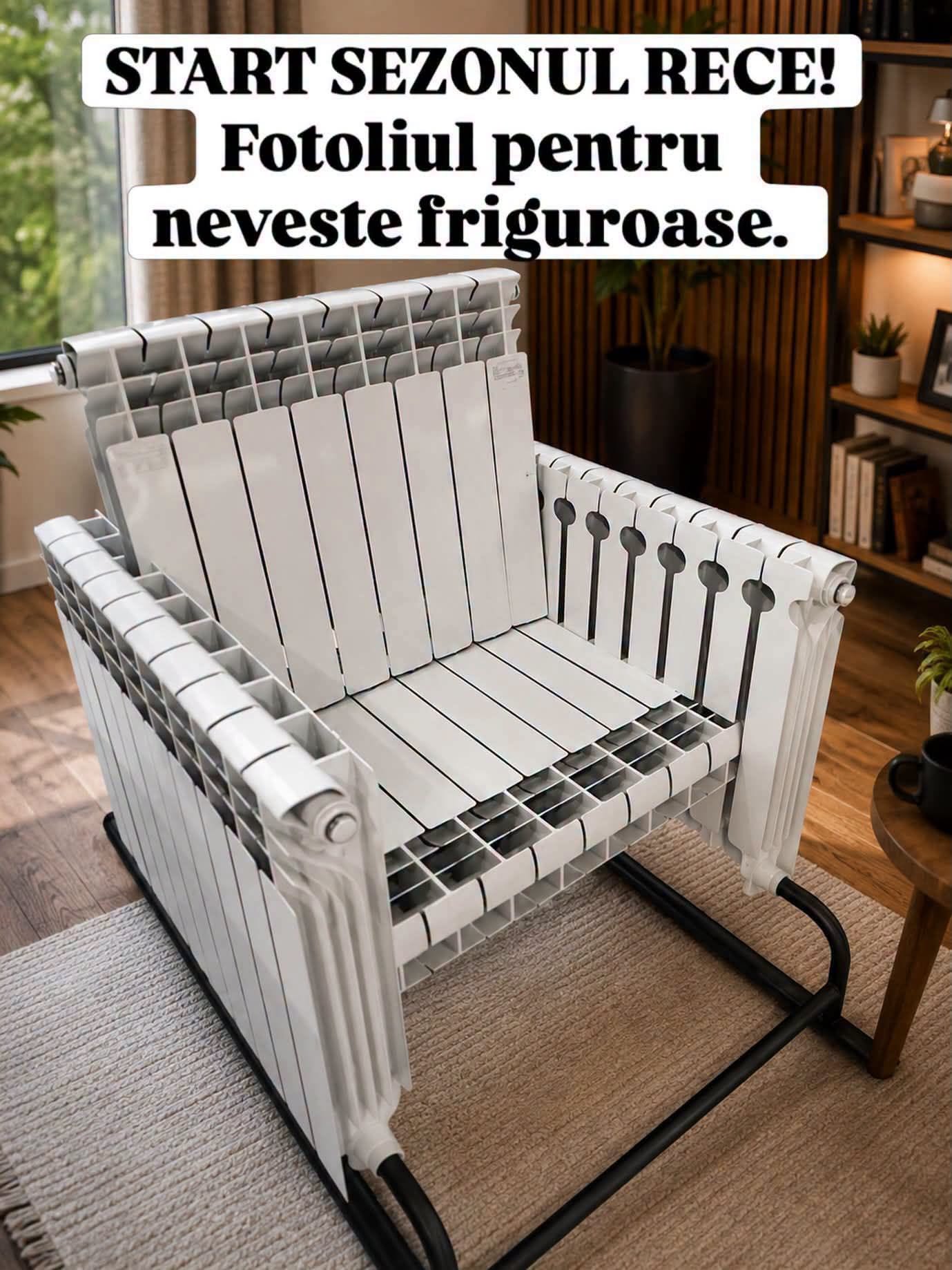 Start sezonul rece: fotoliul pentru neveste friguroase
