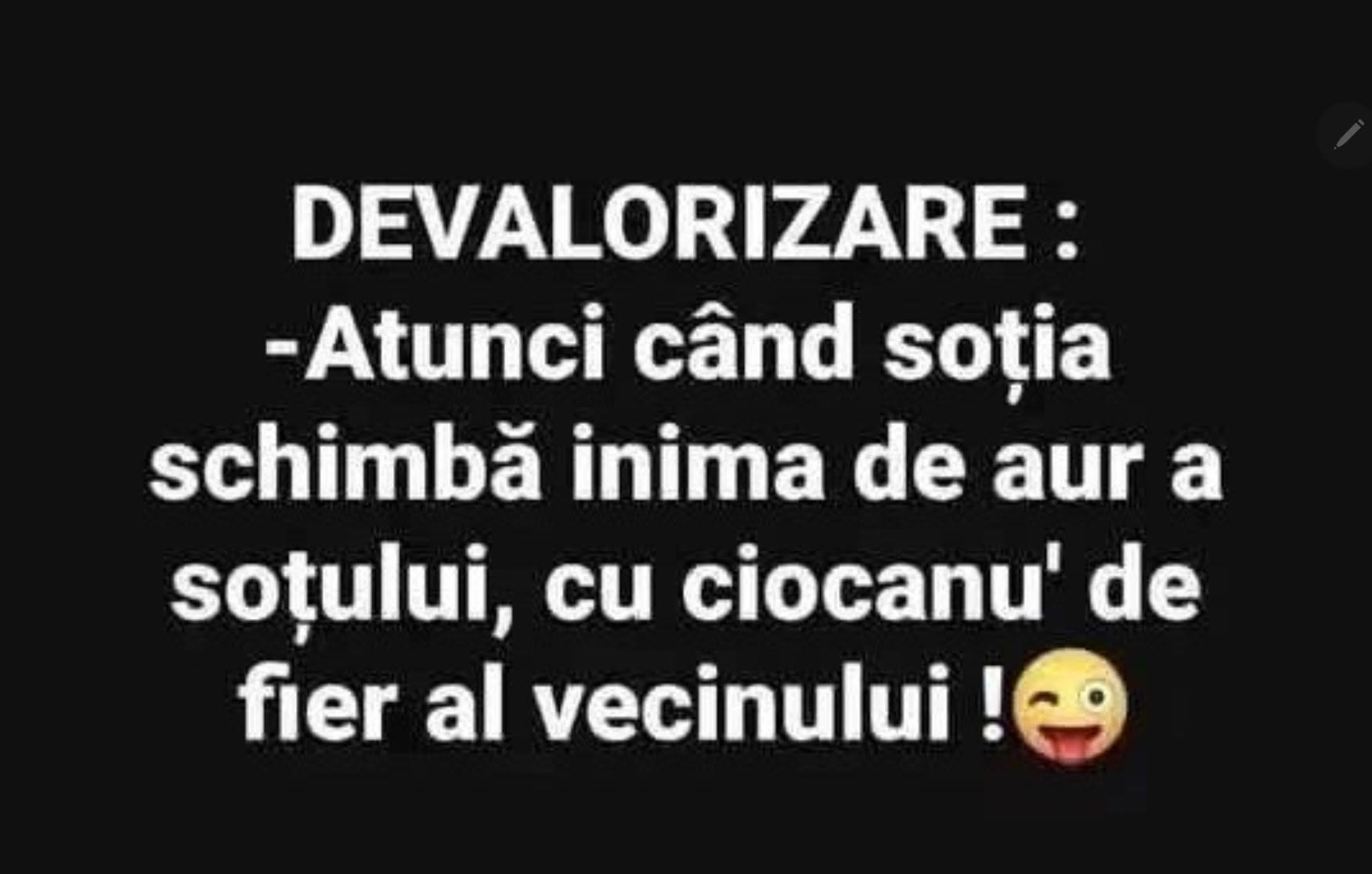 Devalorizare: soția schimbă inima de aur a soțului cu ciocanul de fier al vecinului
