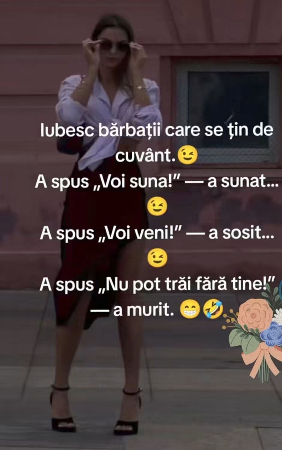Iubesc bărbații care se țin de cuvânt