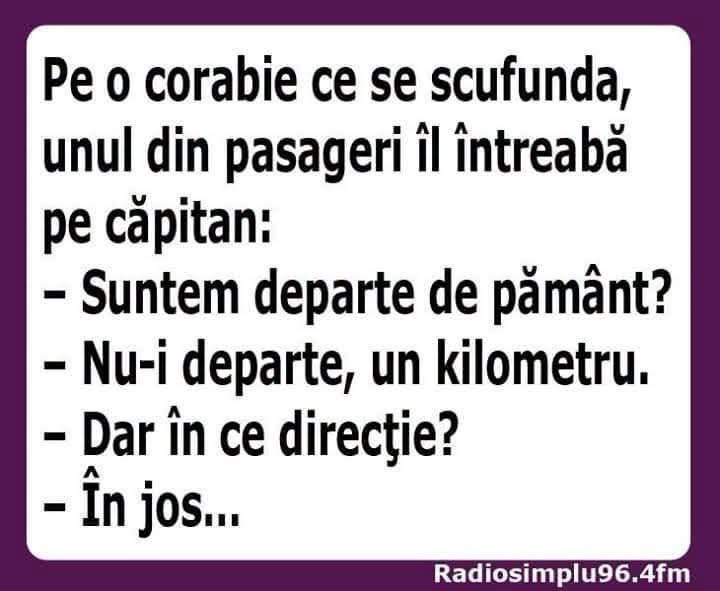 Pe o corabie ce se scufundă: Suntem departe de pământ?