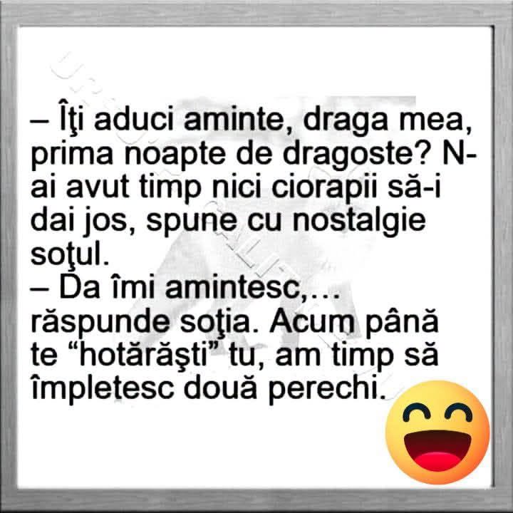 Îți aduci aminte, dragă, prima noapte de dragoste?