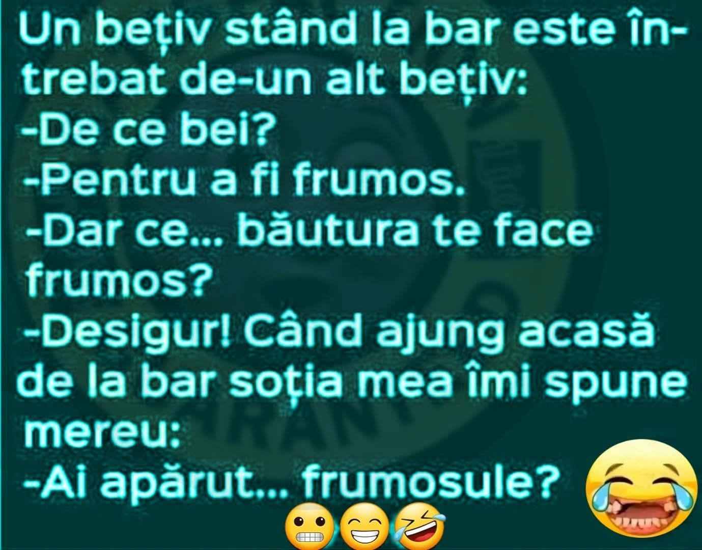 Un bețiv la bar: băutura te face frumos?