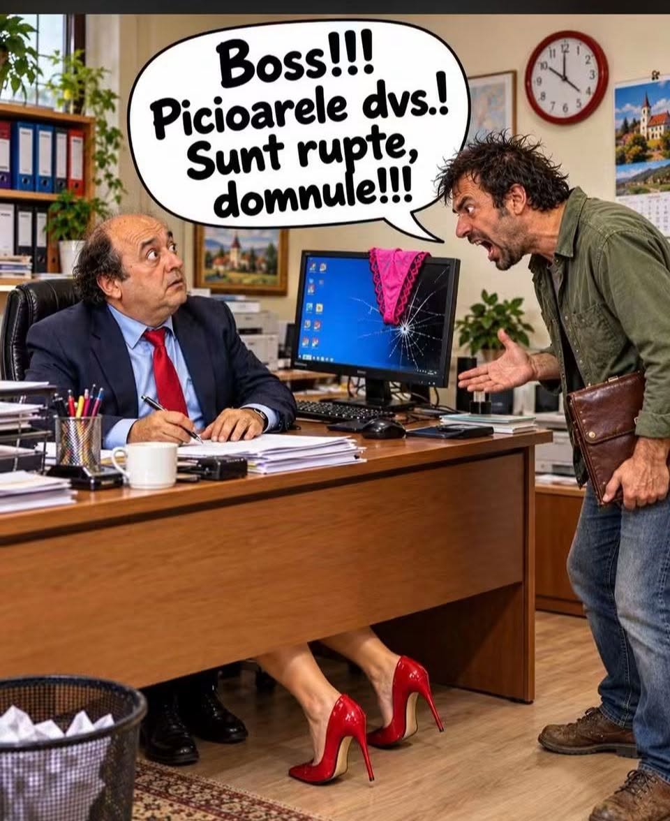Boss! Picioarele dvs. sunt rupte, domnule!