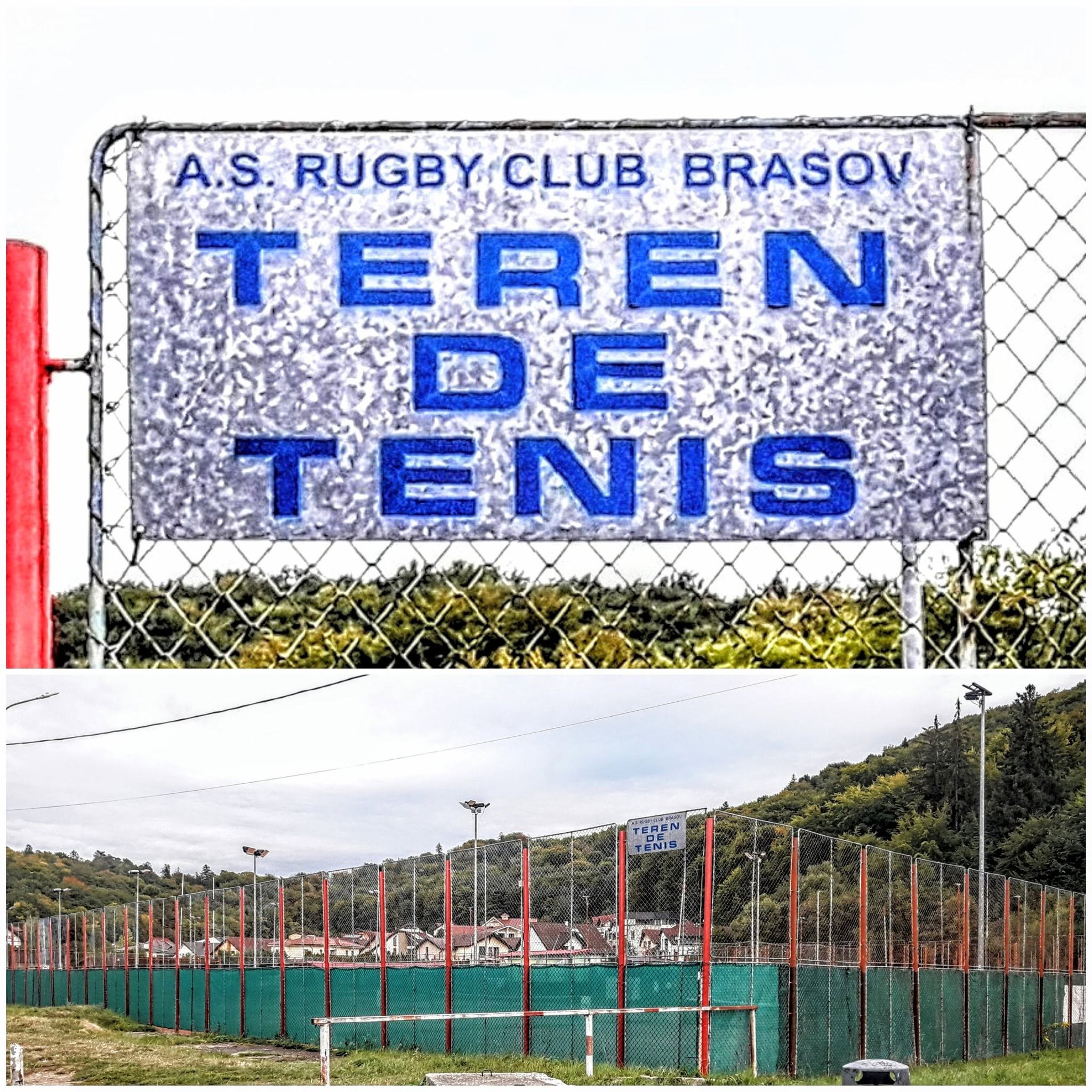 A.S. Rugby Club Brașov: Teren de tenis