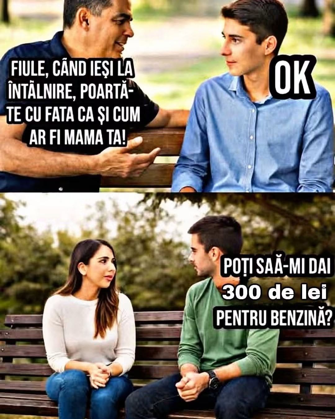 Fiule, când ieși la întâlnire, poartă-te cu fata cum ar fi mama ta