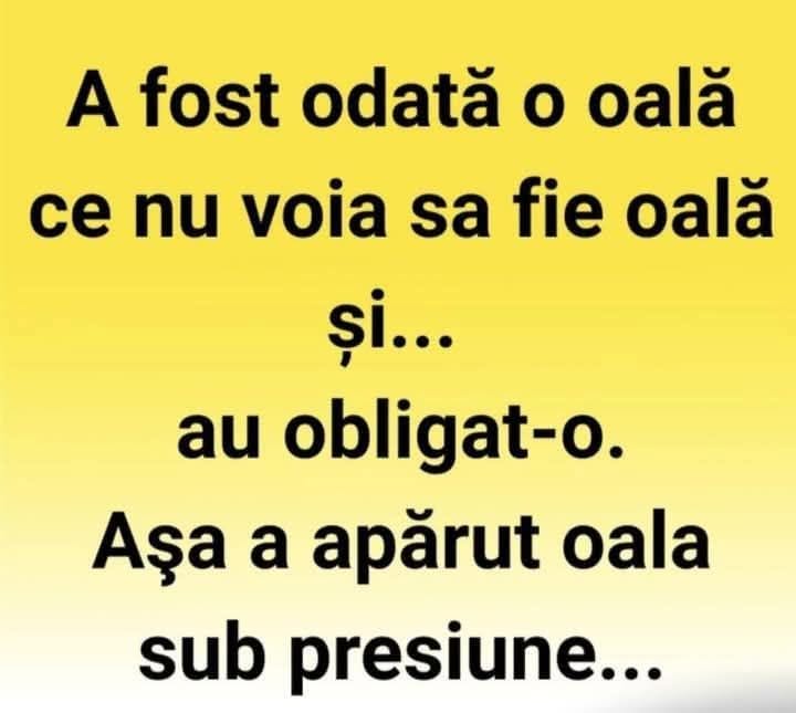 A fost odată o oală ce nu voia să fie oală... Așa a apărut oala sub presiune