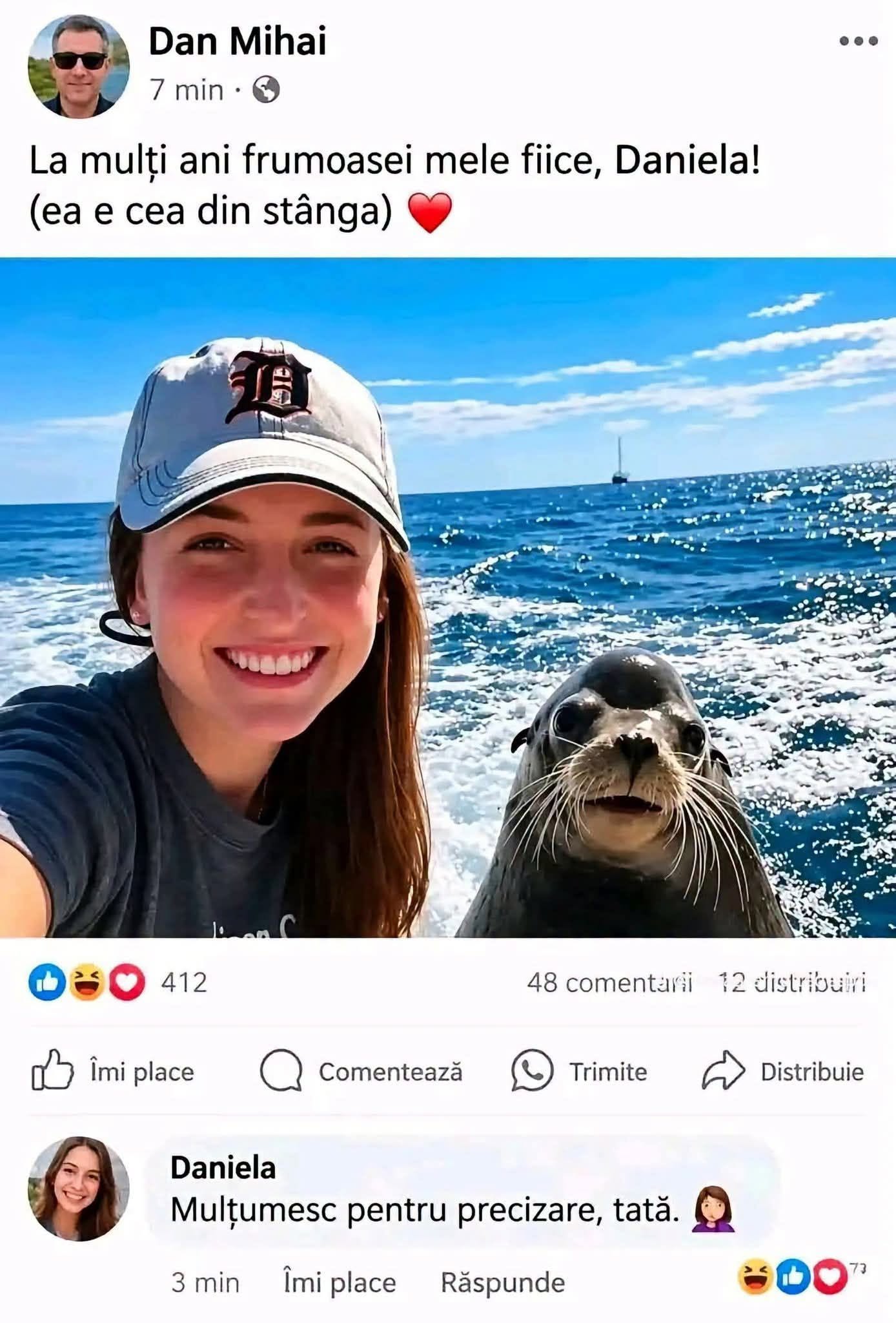 La mulți ani frumoasei mele fiice, Daniela! (ea e cea din stânga)