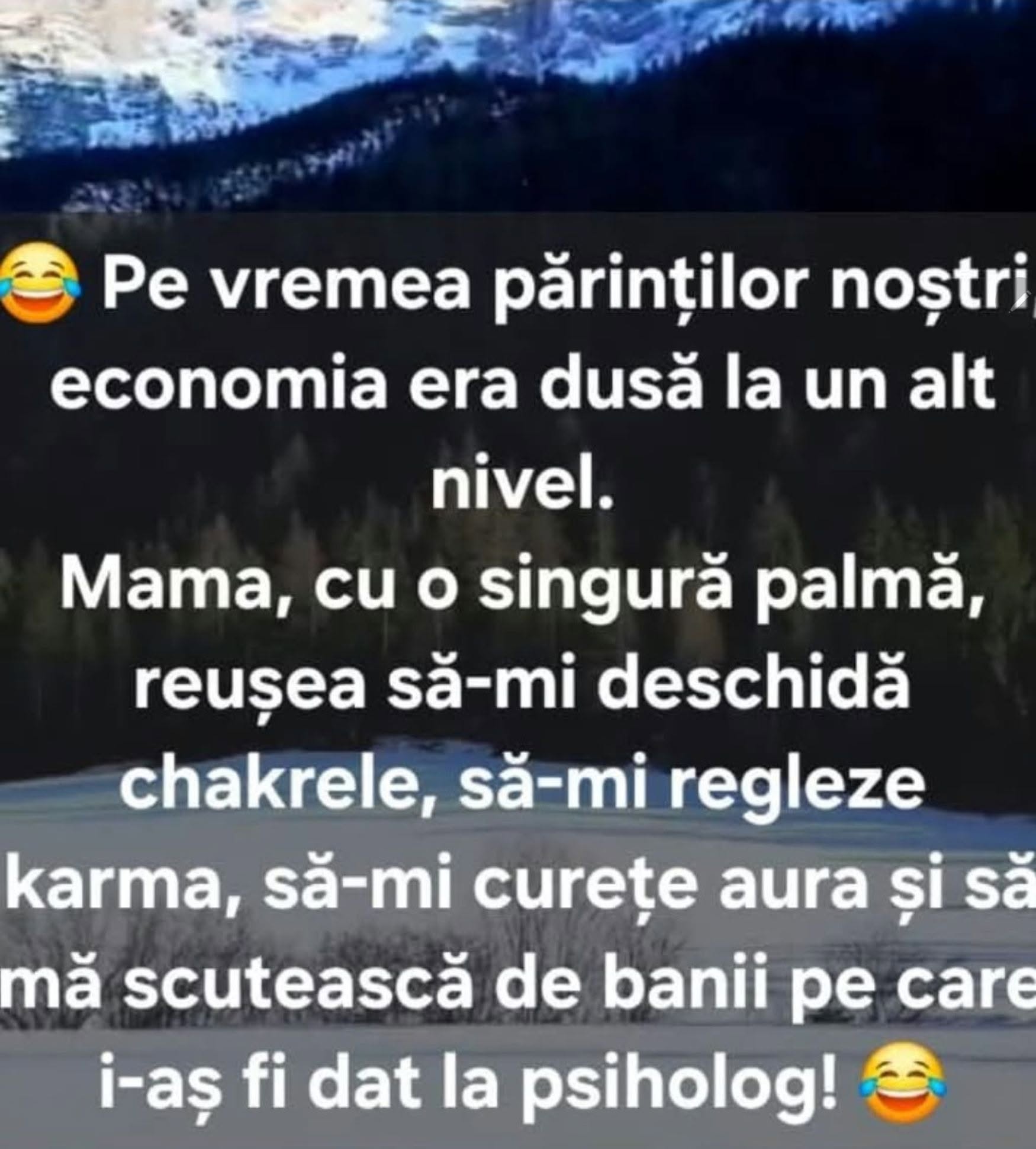Pe vremea părinților noștri, mama cu o singură palmă îți deschidea chakrele