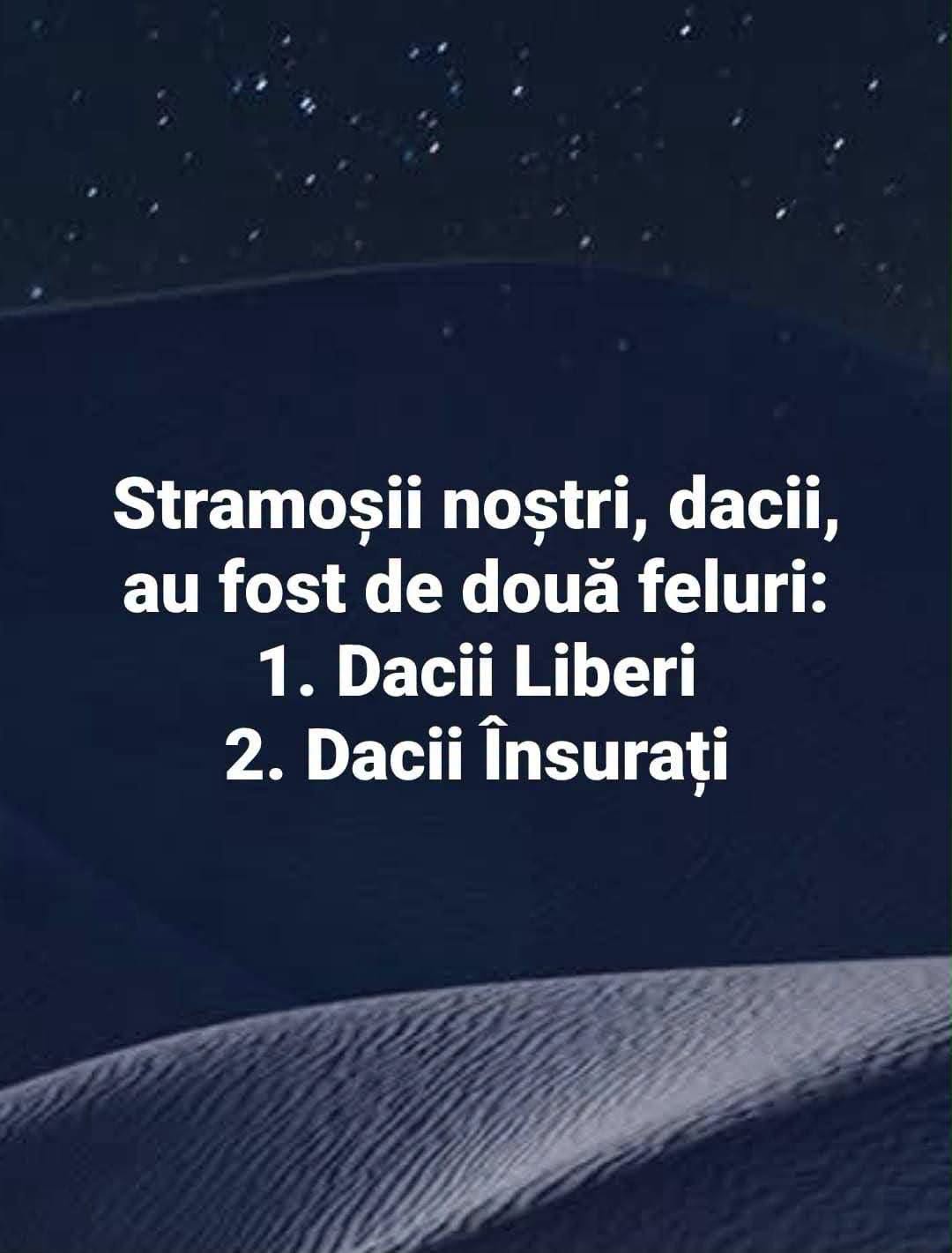 Strămoșii noștri, dacii, au fost de două feluri: dacii liberi și dacii însurați
