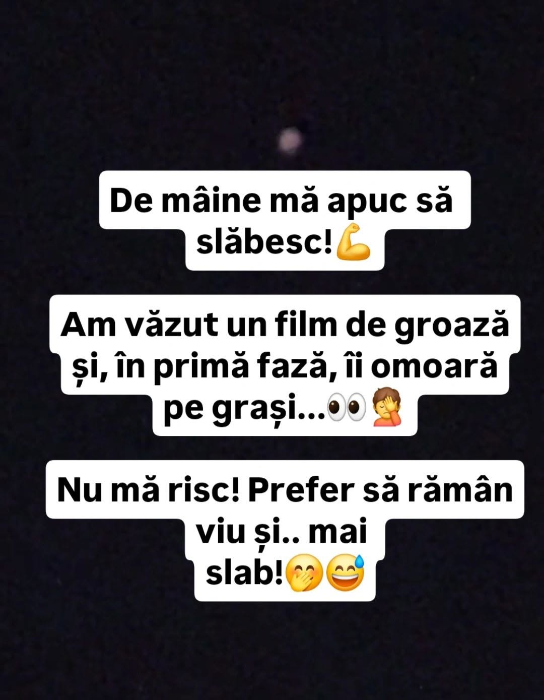 De mâine mă apuc să slăbesc: am văzut un film de groază în care îi omoară întâi pe grași