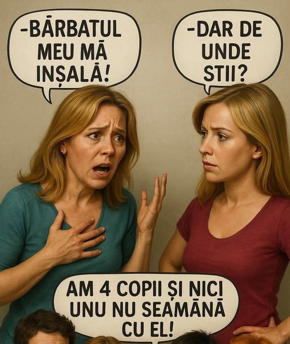Bărbatul meu mă înșală! Am 4 copii și nici unul nu seamănă cu el