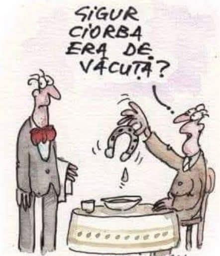 Sigur ciorba era de văcuță?