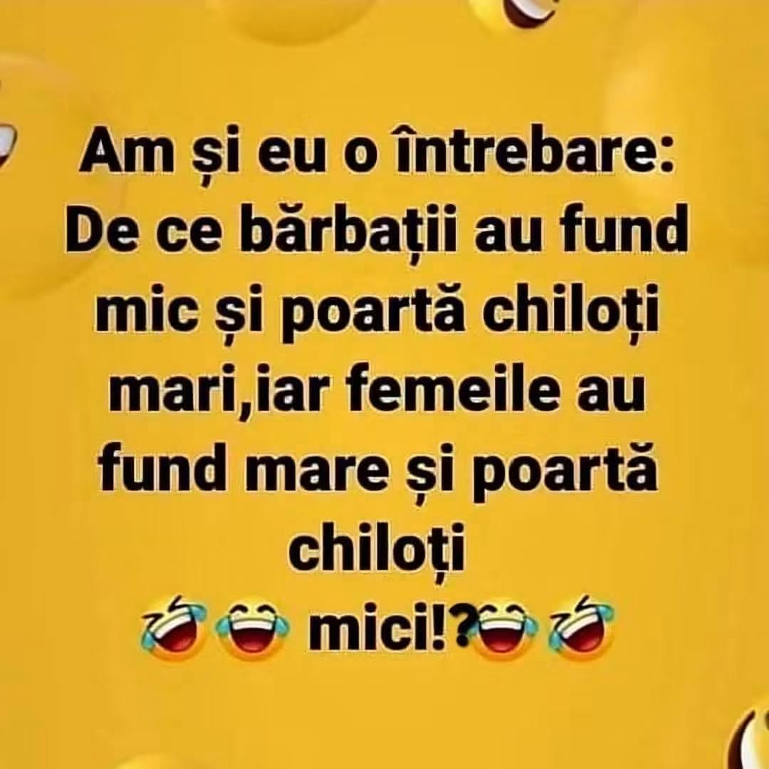 De ce bărbații au fund mic și poartă chiloți mari, iar femeile au fund mare și poartă chiloți mici?