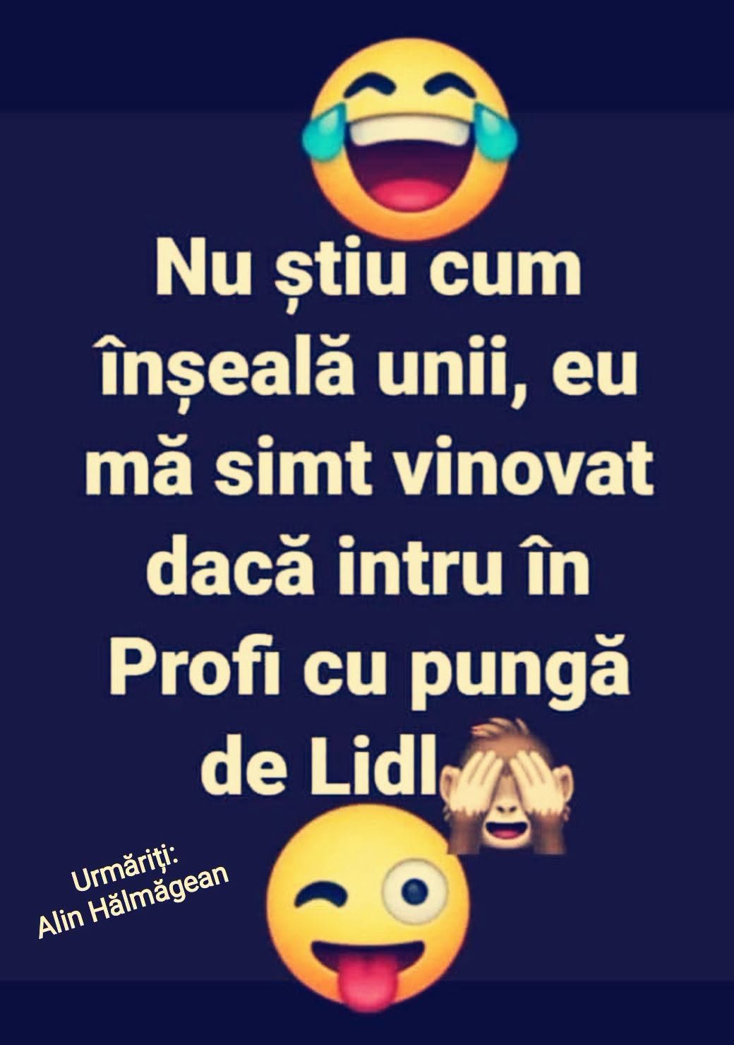 Nu știu cum înșeală unii, eu mă simt vinovat dacă intru în Profi cu pungă de Lidl