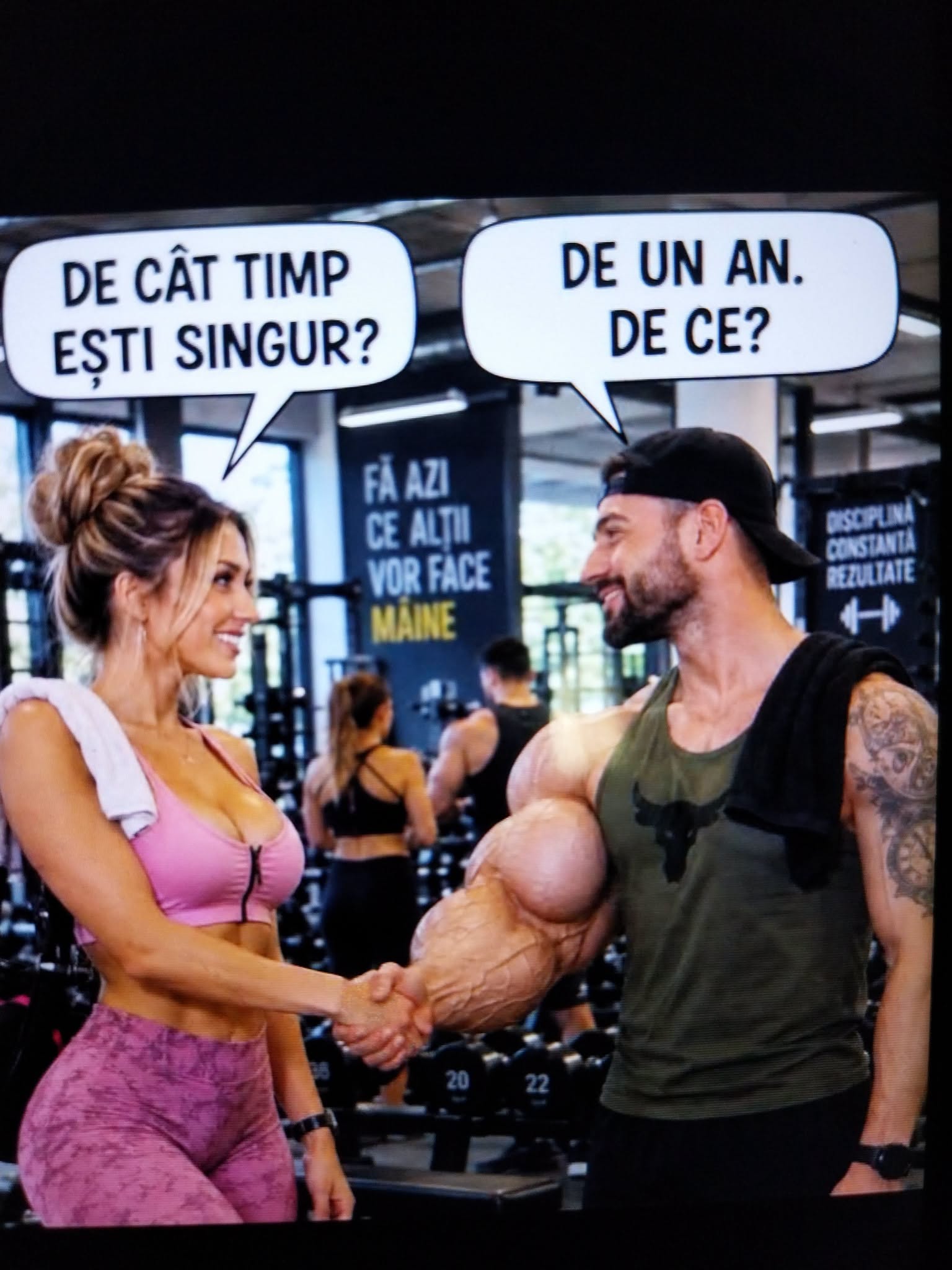 De cât timp ești singur? De un an. De ce?