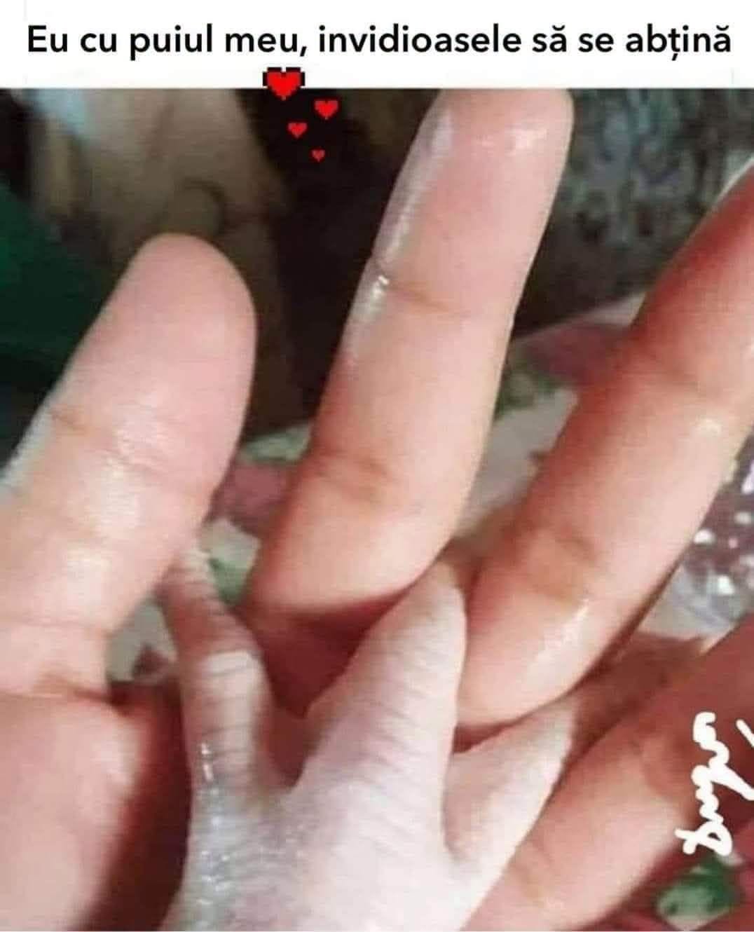 Eu cu puiul meu, invidioasele să se abțină