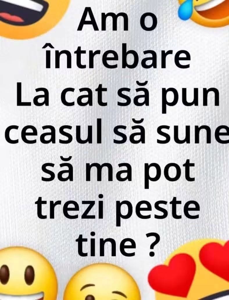 La cât să pun ceasul să sune, ca să mă pot trezi peste tine?