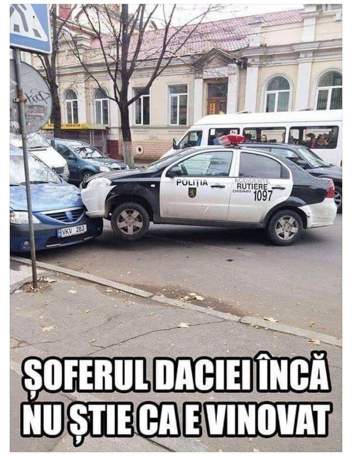 Șoferul Daciei încă nu știe că e vinovat