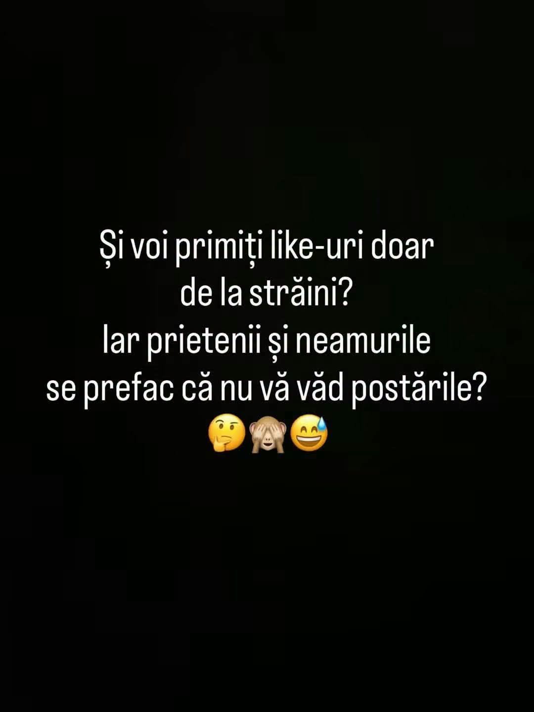 Și voi primiți like-uri doar de la străini, iar prietenii și neamurile se prefac că nu vă văd postările?