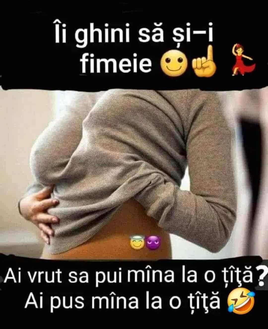 Ai vrut să pui mâna pe o țâță? Ai pus mâna pe o țâță!