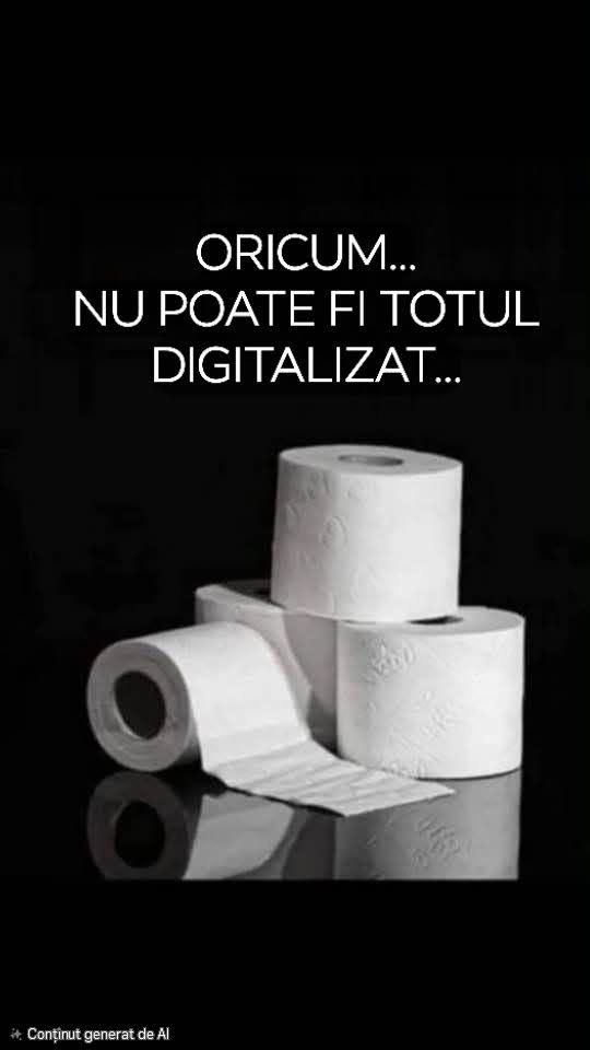 Oricum, nu poate fi totul digitalizat