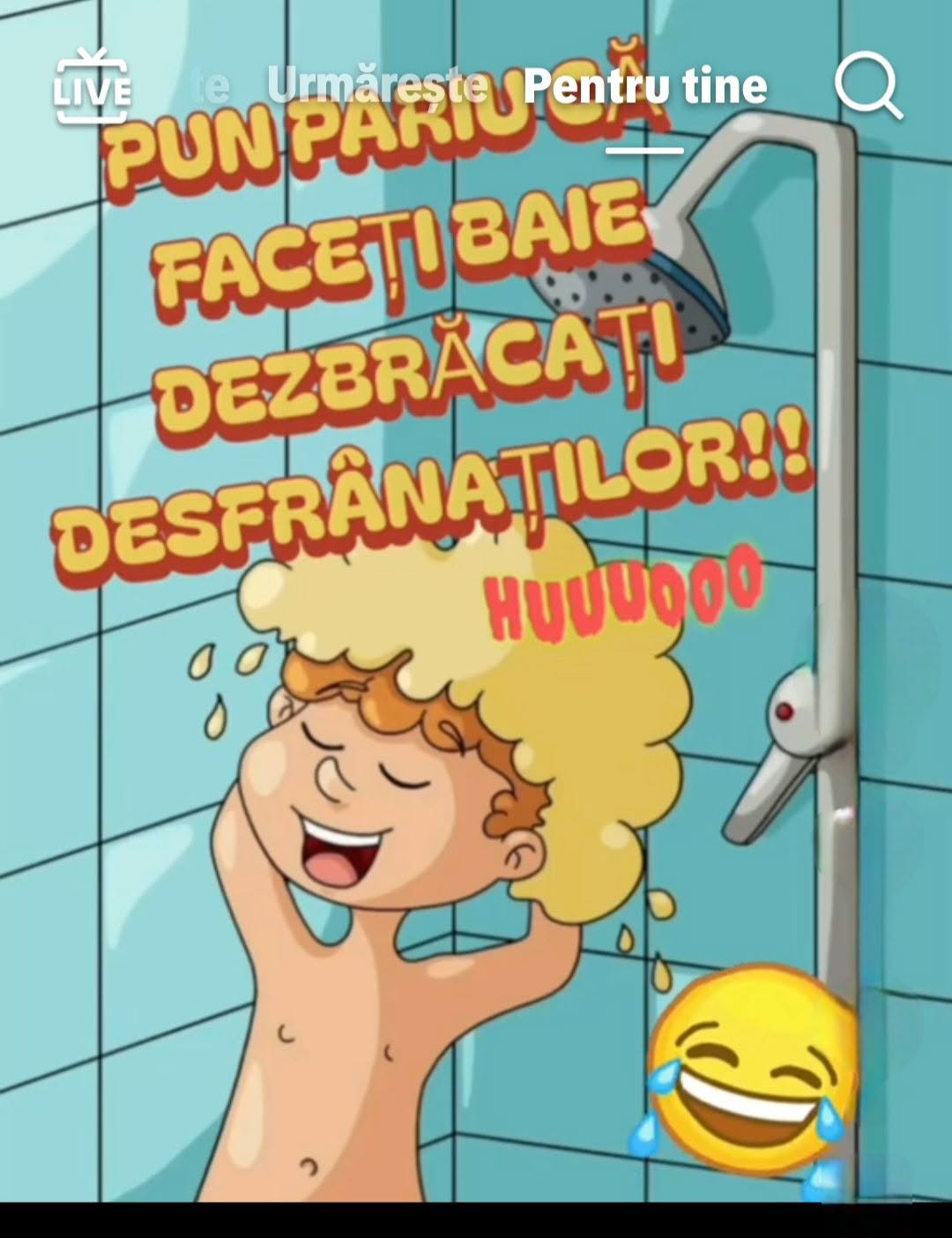 Pun pariu că faceți baie dezbrăcați, desfrânaților!