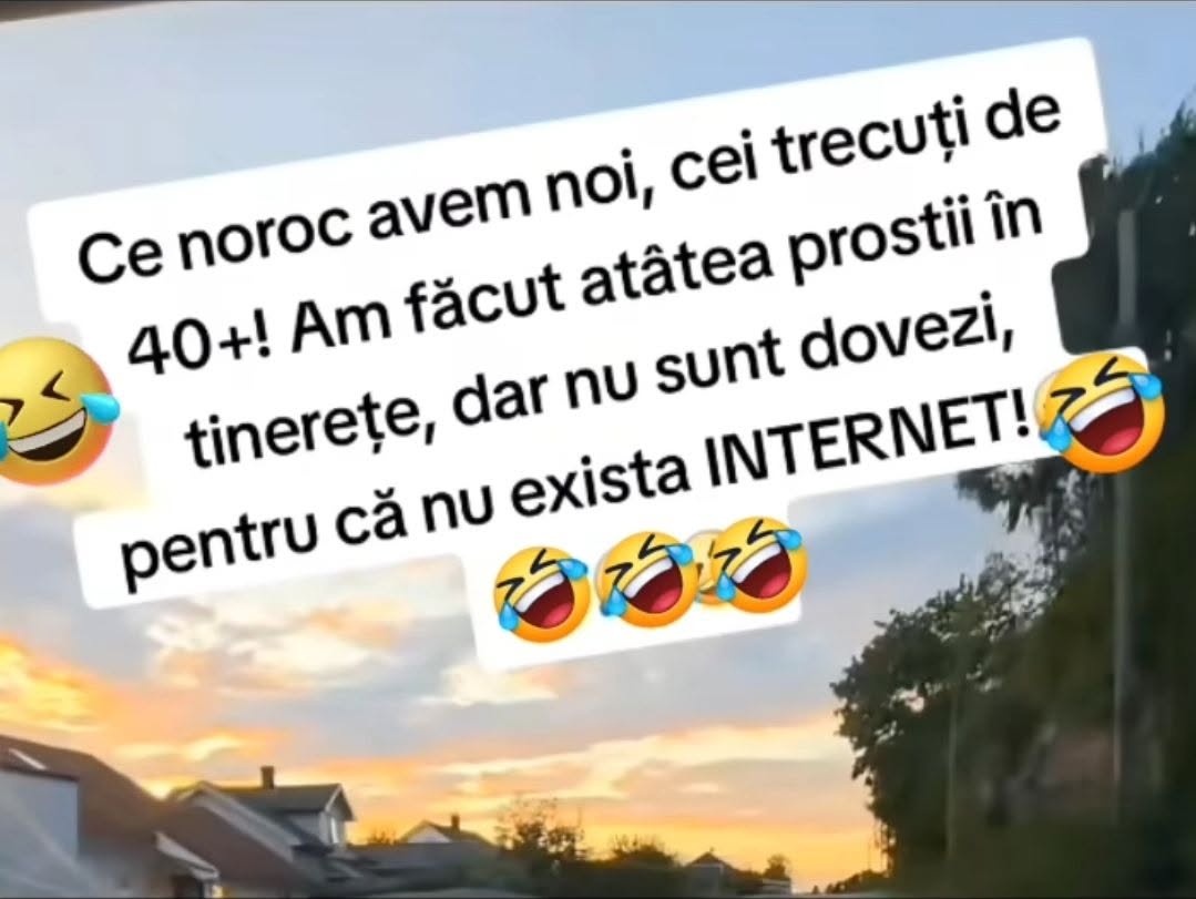 Ce noroc avem noi, cei trecuți de 40: am făcut prostii în tinerețe, dar nu sunt dovezi, nu exista internet