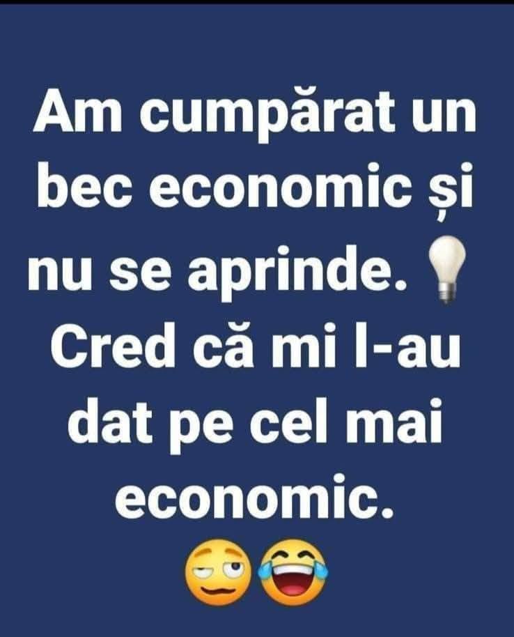 Am cumpărat un bec economic și nu se aprinde. Cred că mi l-au dat pe cel mai economic