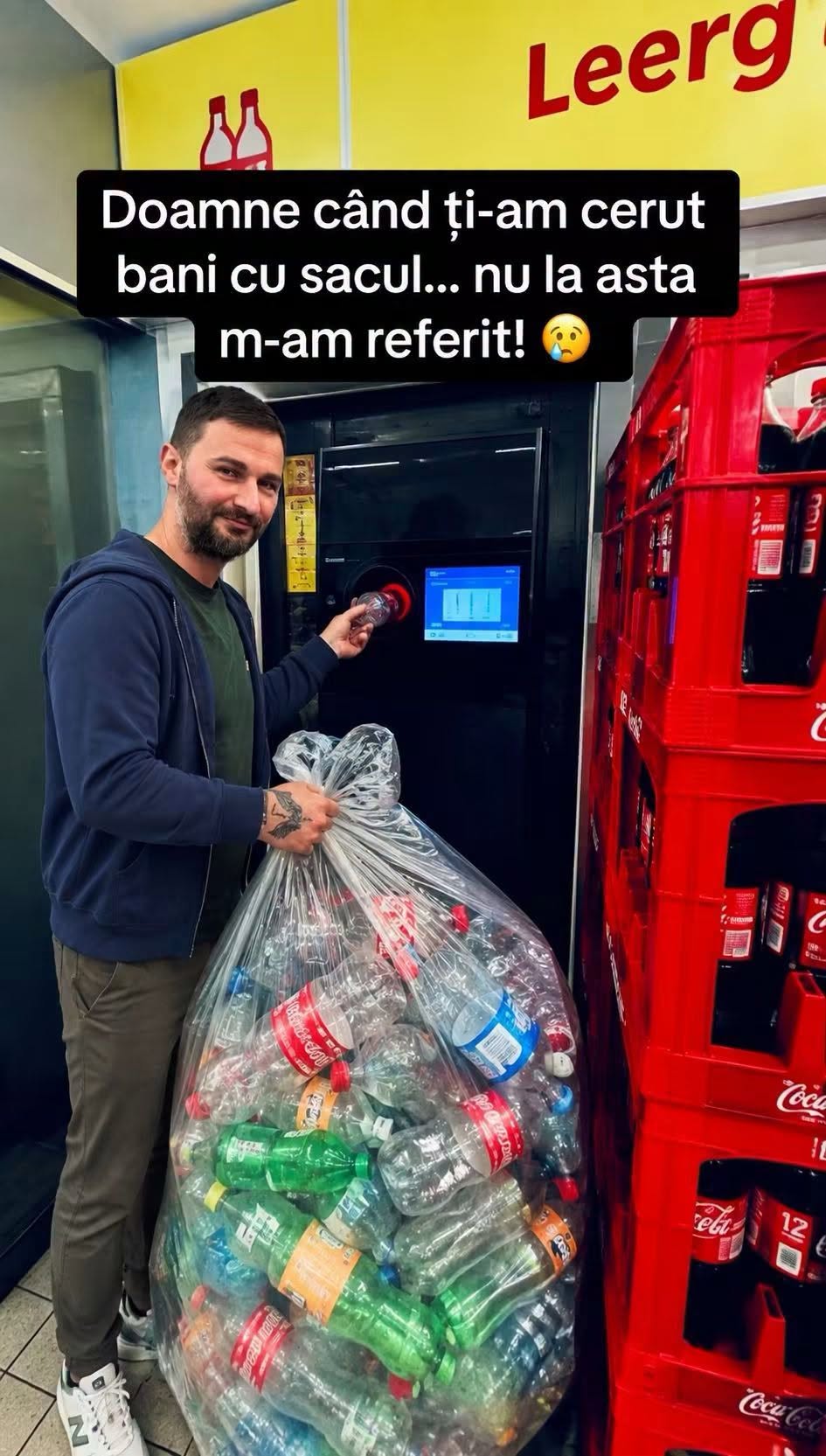 Doamne, când ți-am cerut bani cu sacul, nu la asta m-am referit!