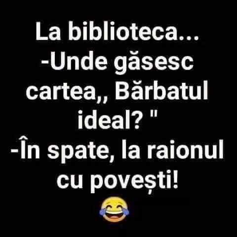La bibliotecă: Unde găsesc cartea Bărbatul ideal? În spate, la raionul cu povești!