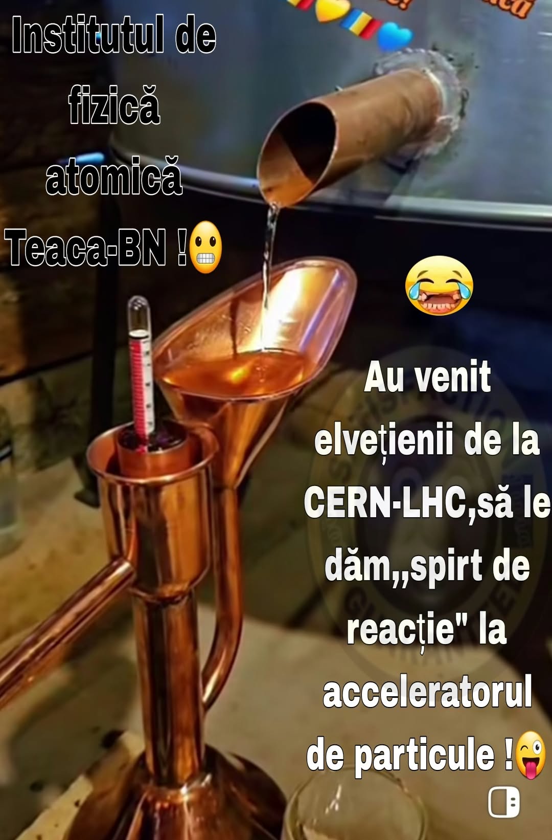 Institutul de fizică atomică Teaca: au venit elvețienii de la CERN să le dăm spirt de reacție pentru acceleratorul de particule
