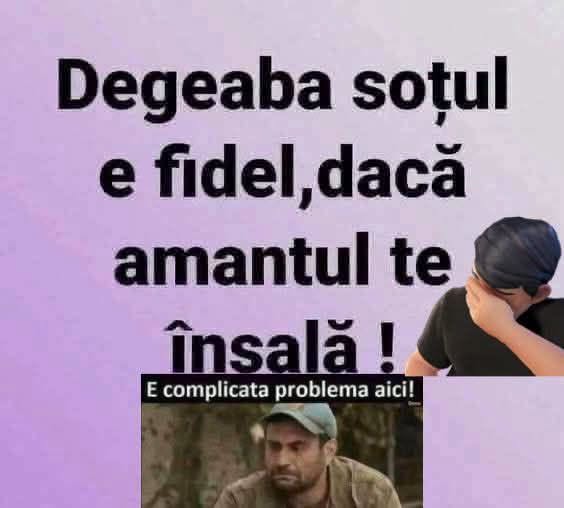 Degeaba soțul e fidel, dacă amantul te înșală!