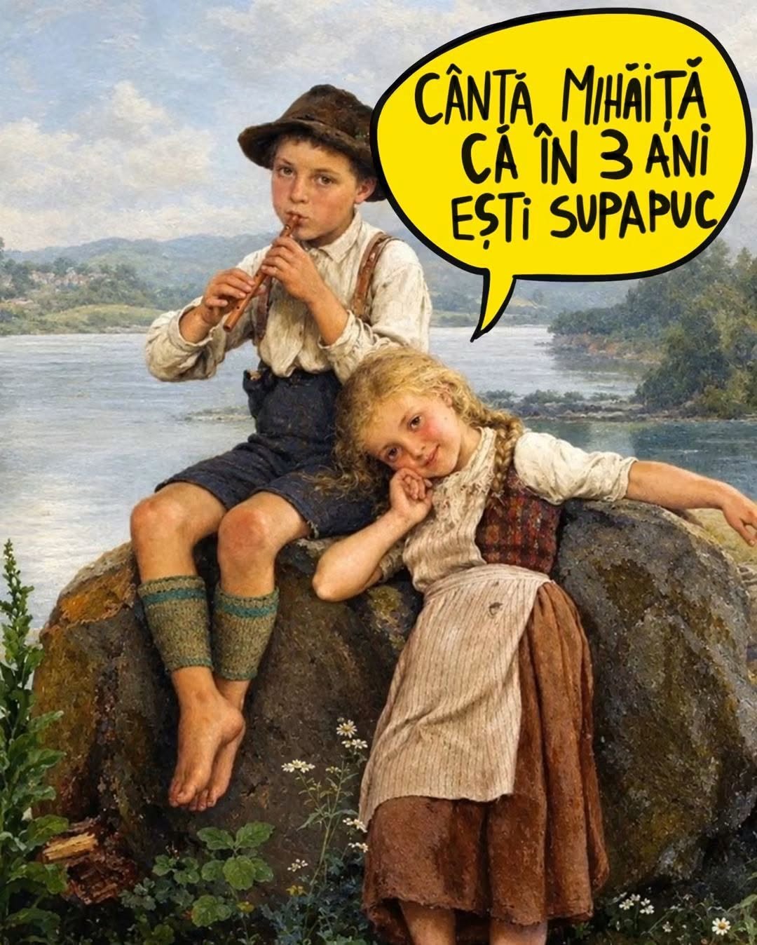 Cântă, Mihăiță, că în 3 ani ești supapuc!