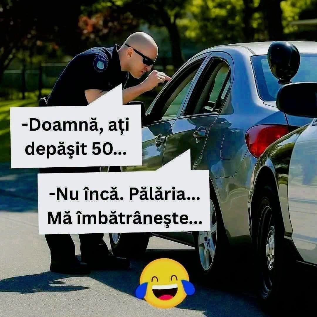 Doamnă, ați depășit 50... Nu încă. Pălăria mă îmbătrânește