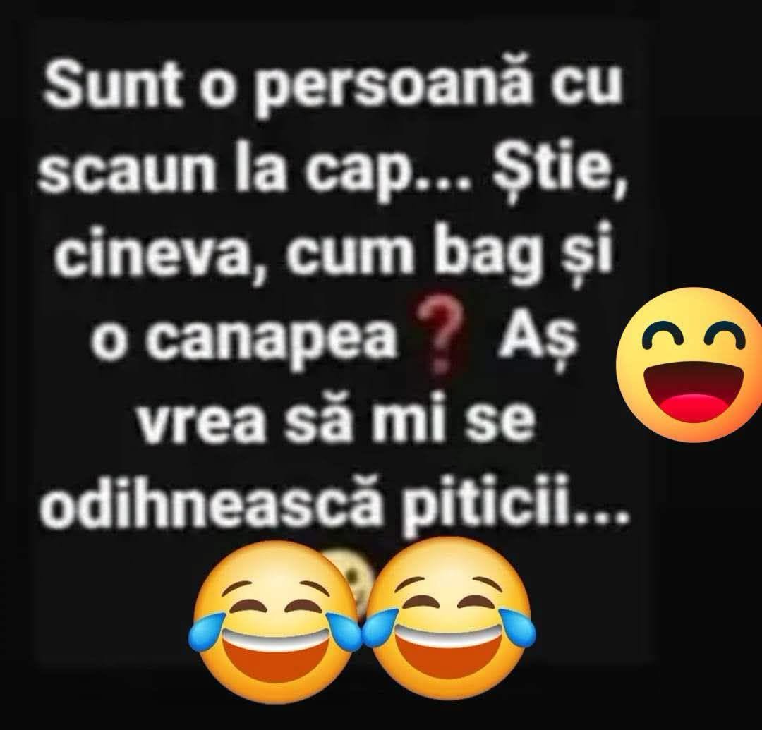 Sunt o persoană cu scaun la cap. Știe cineva cum bag și o canapea? Aș vrea să mi se odihnească piticii