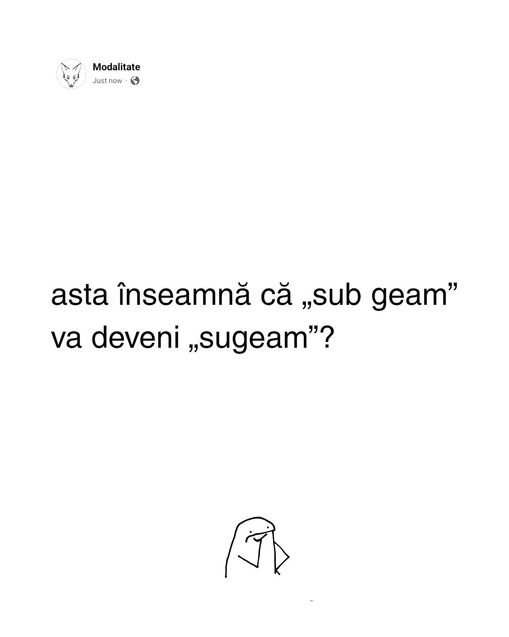 Asta înseamnă că «sub geam» va deveni «sugeam»?