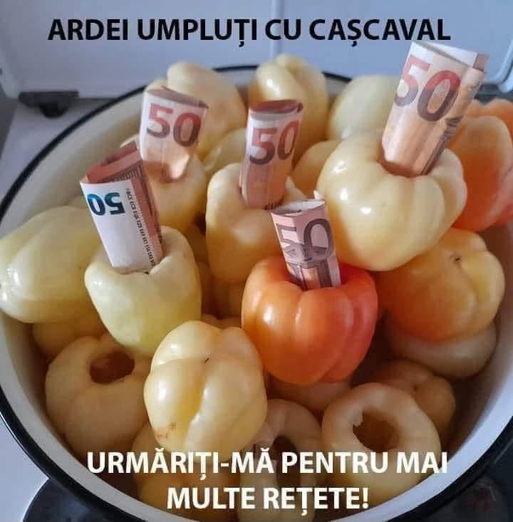 Ardei umpluți cu cașcaval. Urmăriți-mă pentru mai multe rețete!