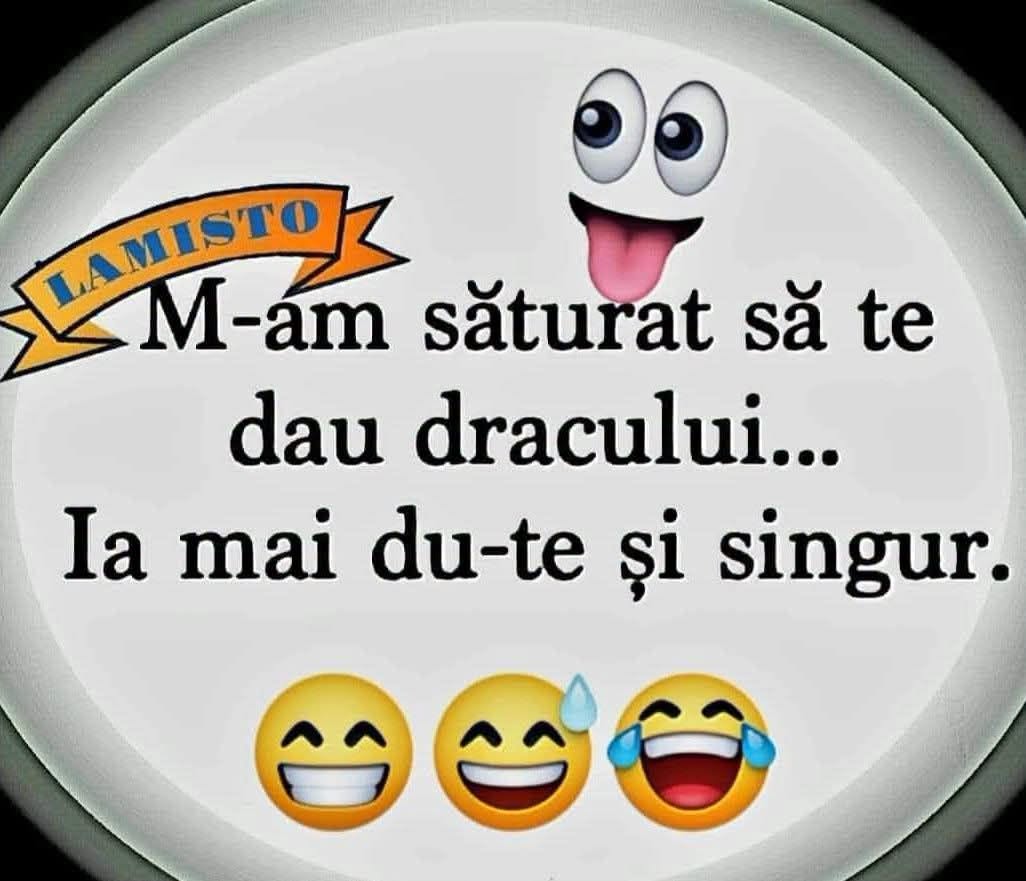 M-am săturat să te dau dracului... Ia mai du-te și singur